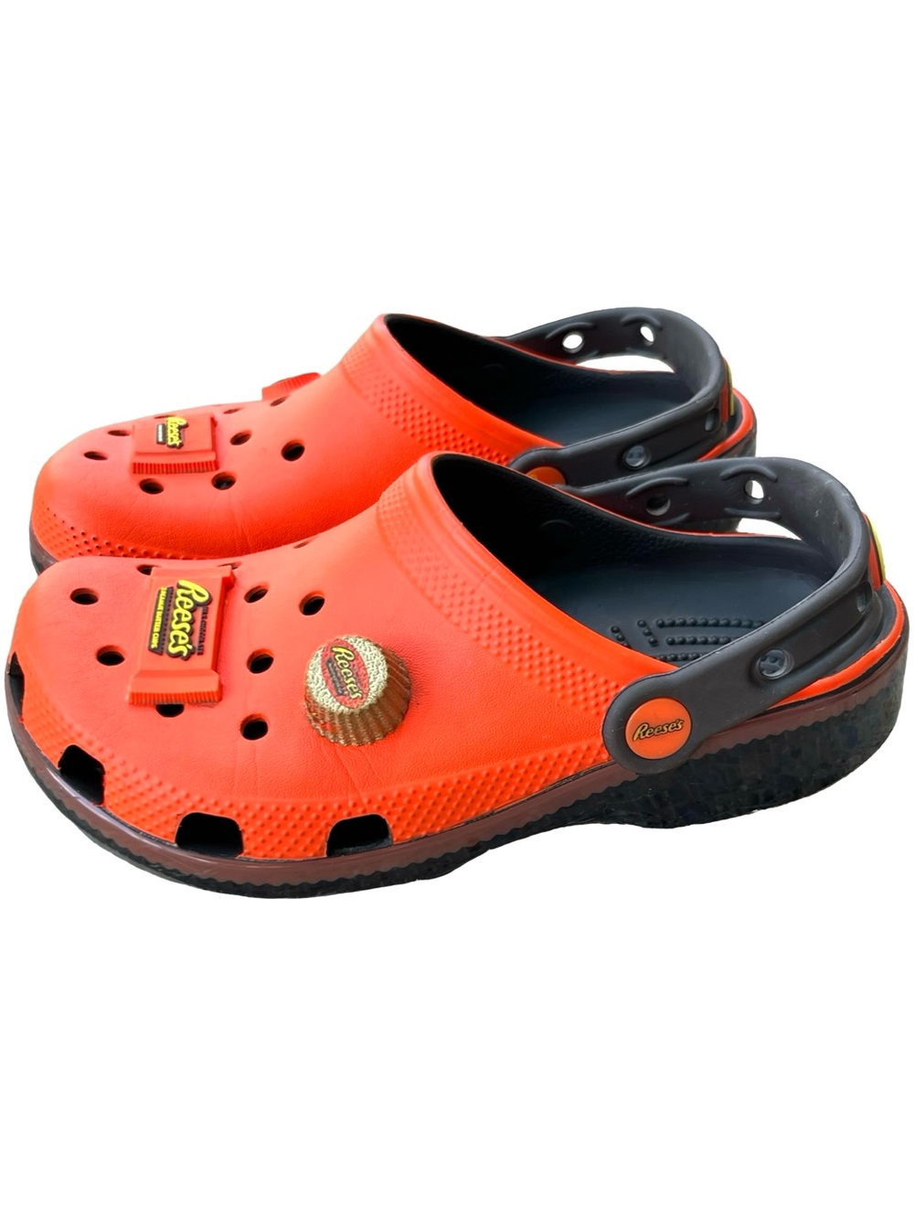 Boys Reese’s Peanut Butter Cup Crocs Size J3